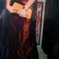 abito completo color BRONZO top e gonna taglia 40 