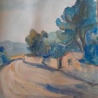 Quadro Olio su cartoncino di Enrico De Cilia