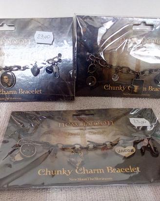 Twilight New Moon Bracelet - Chunky Charm D (Jacob