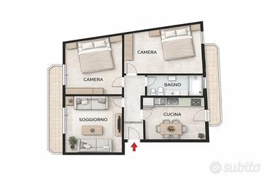 Appartamento Portici [203 Leone 175VRG]