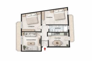 Appartamento Portici [203 Leone 175VRG]