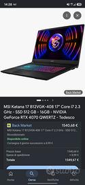 pc gaming msi katana