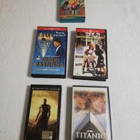 Collezione 5 VHS grandi classici 
