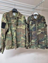 Giacca mimetica woodland 2 pezzi esercito italiano