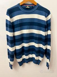Maglione Navigare A Righe Blu e Bianche