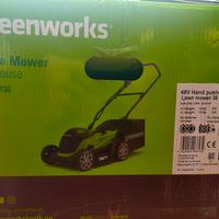 Tagliaerba a batteria nuovo Greenworks G48LM36 48V