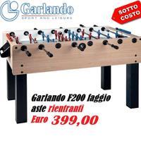 Calcio balilla F200 Garlando rientrante nuovo G500