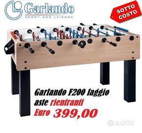 Calcio balilla F200 Garlando rientrante nuovo G500