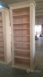 libreria in abete 1 vano con ripiani disponibile