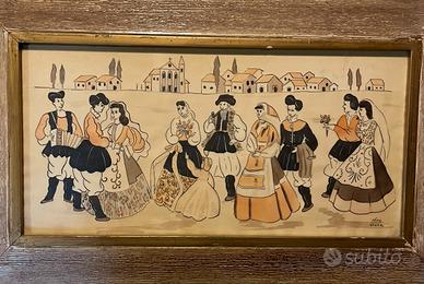 Antico quadro Sardo