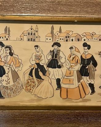 Antico quadro Sardo