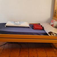 Letto elettrico da degenza WIMED - doghe in LEGNO