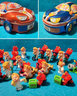 Lotto KINDER Angelino Satanello + 2 Scatole Latta