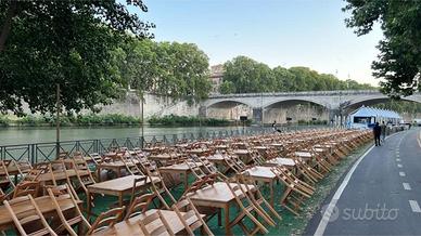 Tavoli in legno da esterno