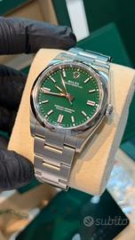 Rolex OP 126000 Nuovo 2026 Verde 36mm Completo