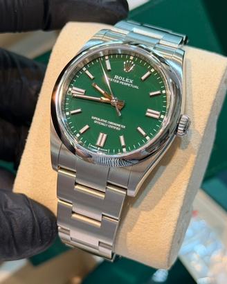 Rolex OP 126000 Nuovo 2026 Verde 36mm Completo