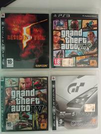 giochi per play station 3  , Resident evil GTA....