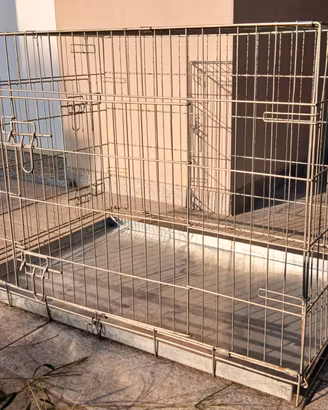 gabbia per trasporto cani pieghevole