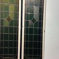 Porte in vetro piombato da salone