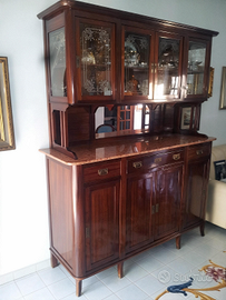 Credenza Vintage anni 50 stile Liberty-PIANO TERRA
