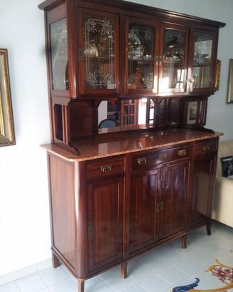 Credenza Vintage anni 50 stile Liberty-PIANO TERRA