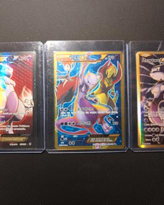 Trio Carte Pokemon Mewtwo Rare