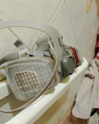 mascherina con filtri anti vernice, anti  virus