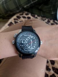 Orologio Sector Oversize Dual Time