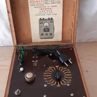 Misuratore elettrico terre Megger antico Belotti