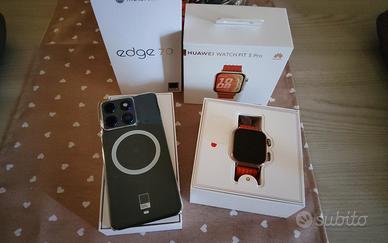 Motorola Edge 70 piu Huawei Watch fit 5 pro skambi