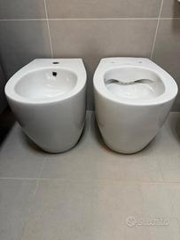 SANITARI COPPIA WC + BIDET NUOVI