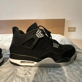 Air jordan 4 black Canvas 10.5 44.5