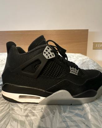 Air jordan 4 black Canvas 10.5 44.5
