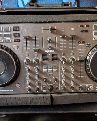 Console Numark NS4FX + valigia rigida magma