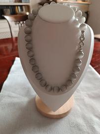 Collana con pietre occhio di gatto