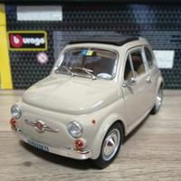 Modellino 1/24 Fiat 500F con LED