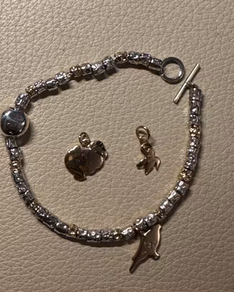 DODO Argento/Oro - Spilla Hockey ghiaccio oro 18 k