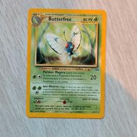 Carta Pokemon tcg Butterfree set neo Discovery ita