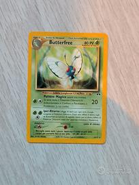 Carta Pokemon tcg Butterfree set neo Discovery ita