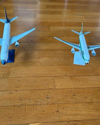 Modellini aeroplani Alitalia e BluePanorama