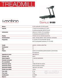 Tapis Roulant JkFitness Genius 9150