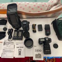 NIKON D200 + KIT LENTI NIKKOR