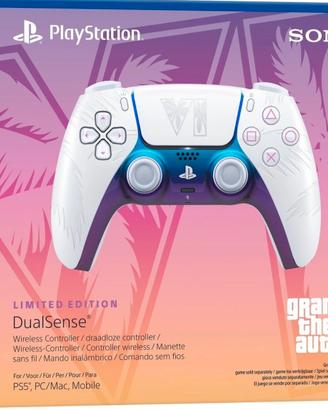 PS5 Controller White Limited Edition GTA 6