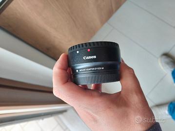 Adattatore Canon mount adapter EF - EOS EF-M