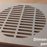 griglia di scarico, balcone, terrazza