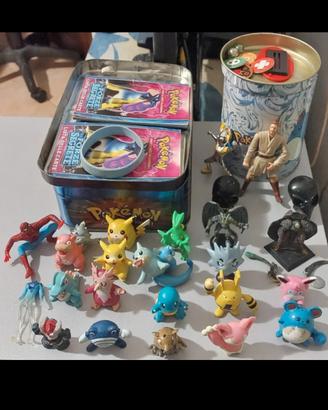 Collez. Pokemon Yu-Gi-Oh + Cofanetto/Barattolo etc