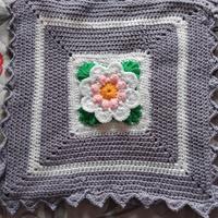 Copri cuscino ad uncinetto