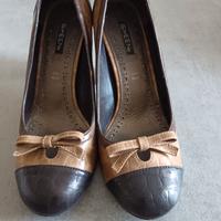 scarpa donna in pelle lucida