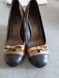 scarpa donna in pelle lucida