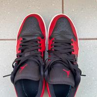 Air Jordan 1 Low red and black (44,5)